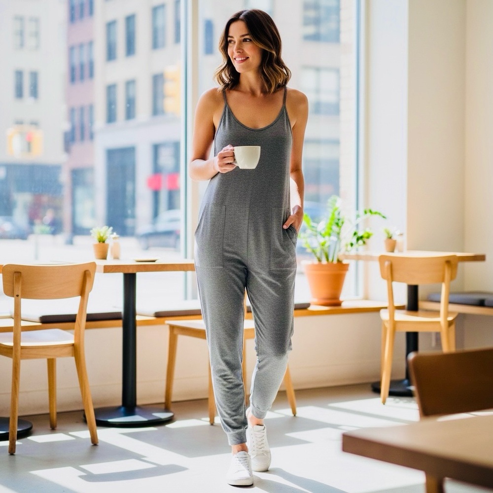 Cupshe Charcoal Jumpsuit
